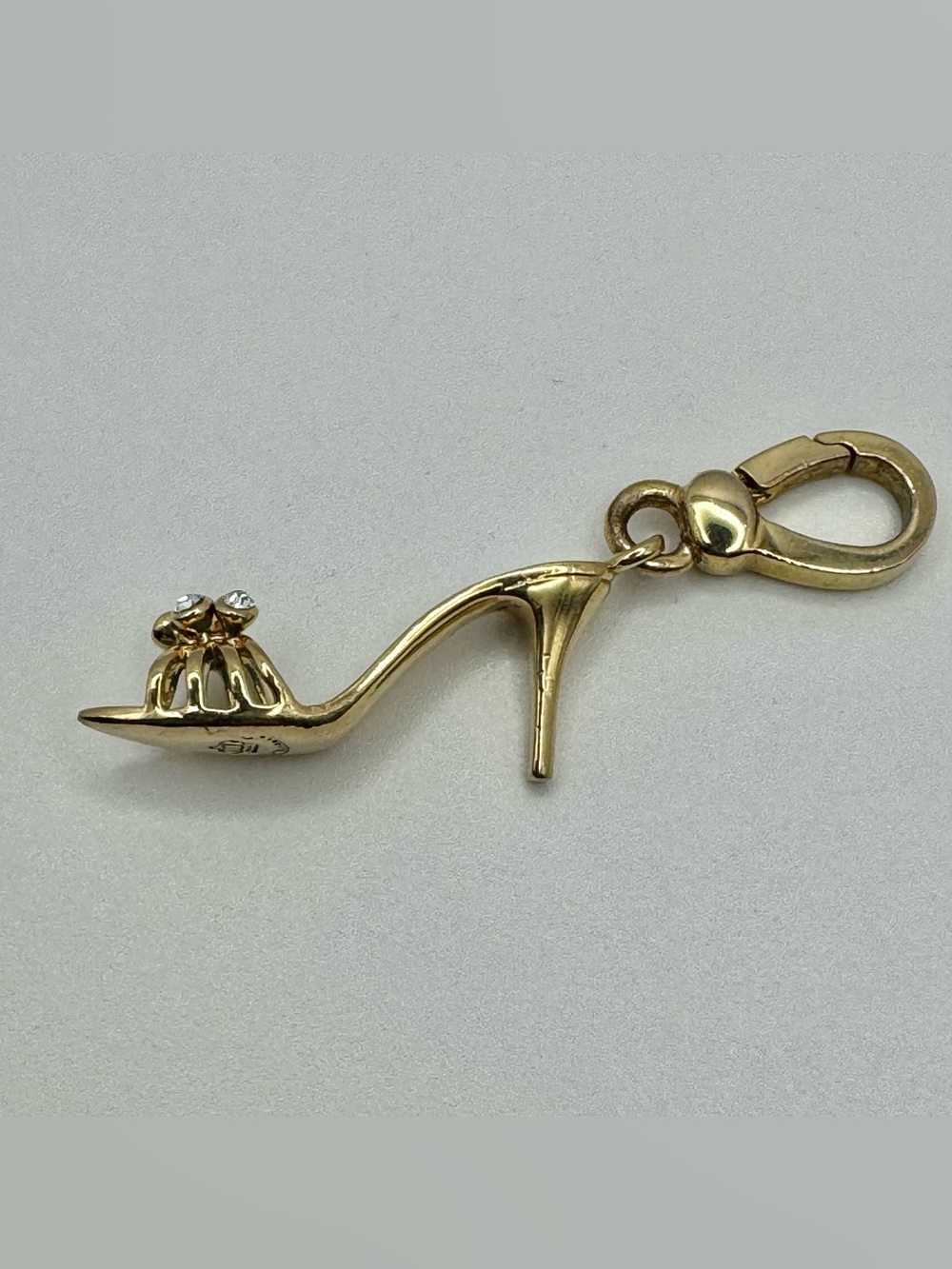 Juicy Couture Gold-Tone High Heel Charm with Turquoise Enamel - Picture 7 of 7
